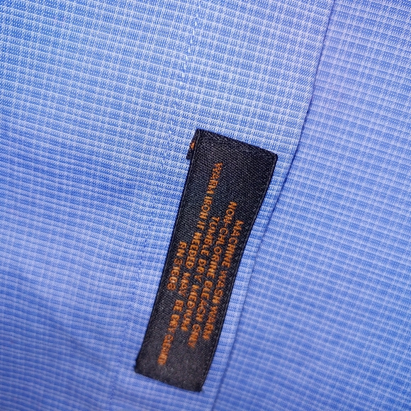 Joseph jos.a.bank blue check button career shirt - Picture 3 of 4
